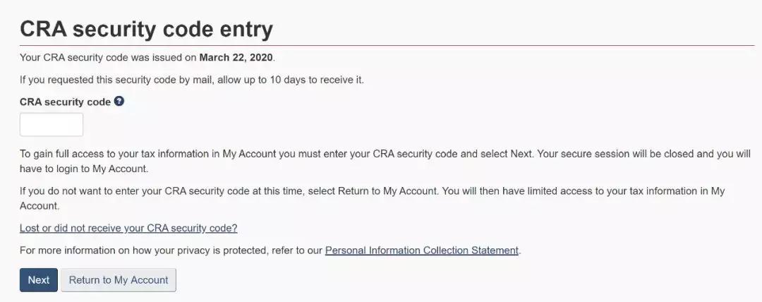 【懒人包】申請CRA My Account - restobox